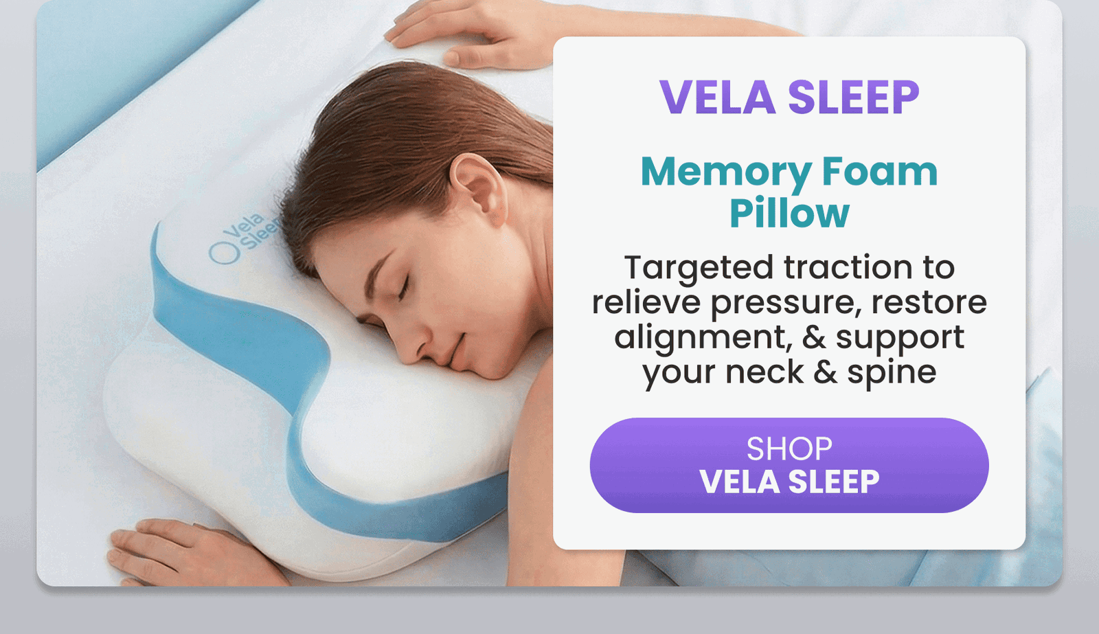 Vela Sleep - Memory Foam Pillow