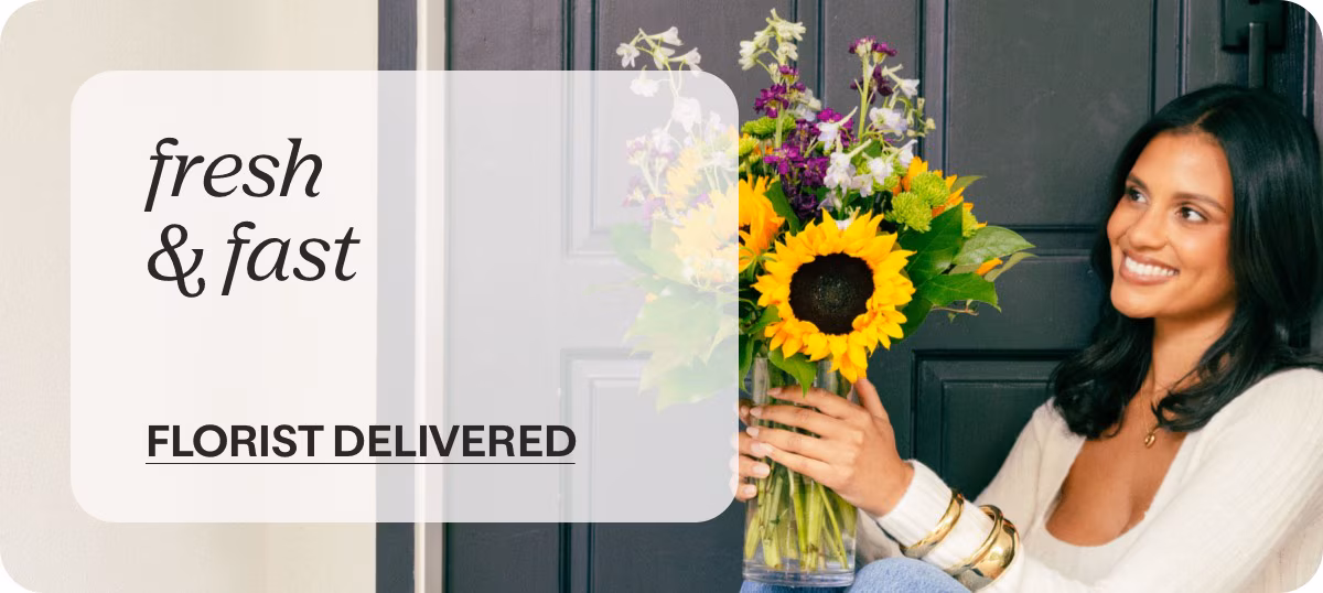 fresh & fast - FLORIST DELIVERED »