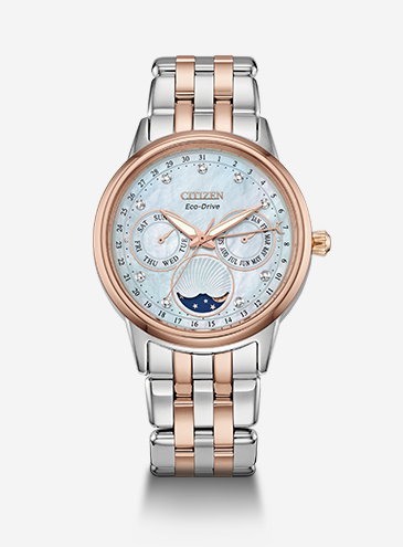 Calendrier White Dial Stainless Steel Bracelet FD0006-56D 