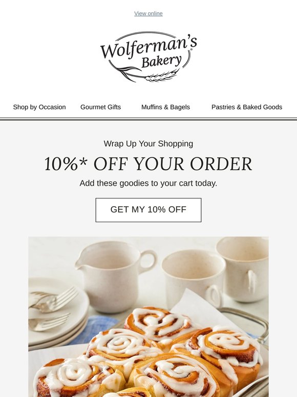 Save 10% while you can.