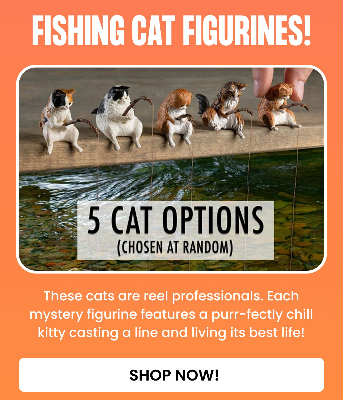 Fishing Cat Figurines!