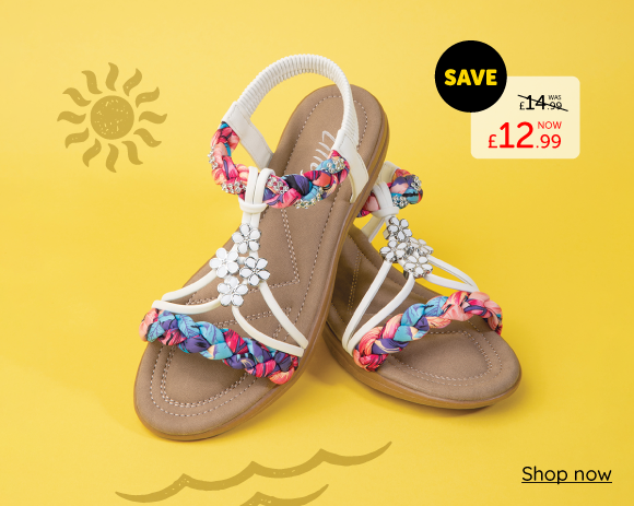 SAVINGS on selected sandals…