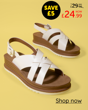SAVINGS on selected sandals…