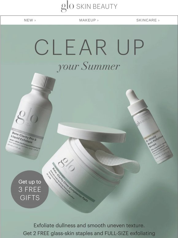 Skincare essentials for a fresh, healthy glow—yours, free