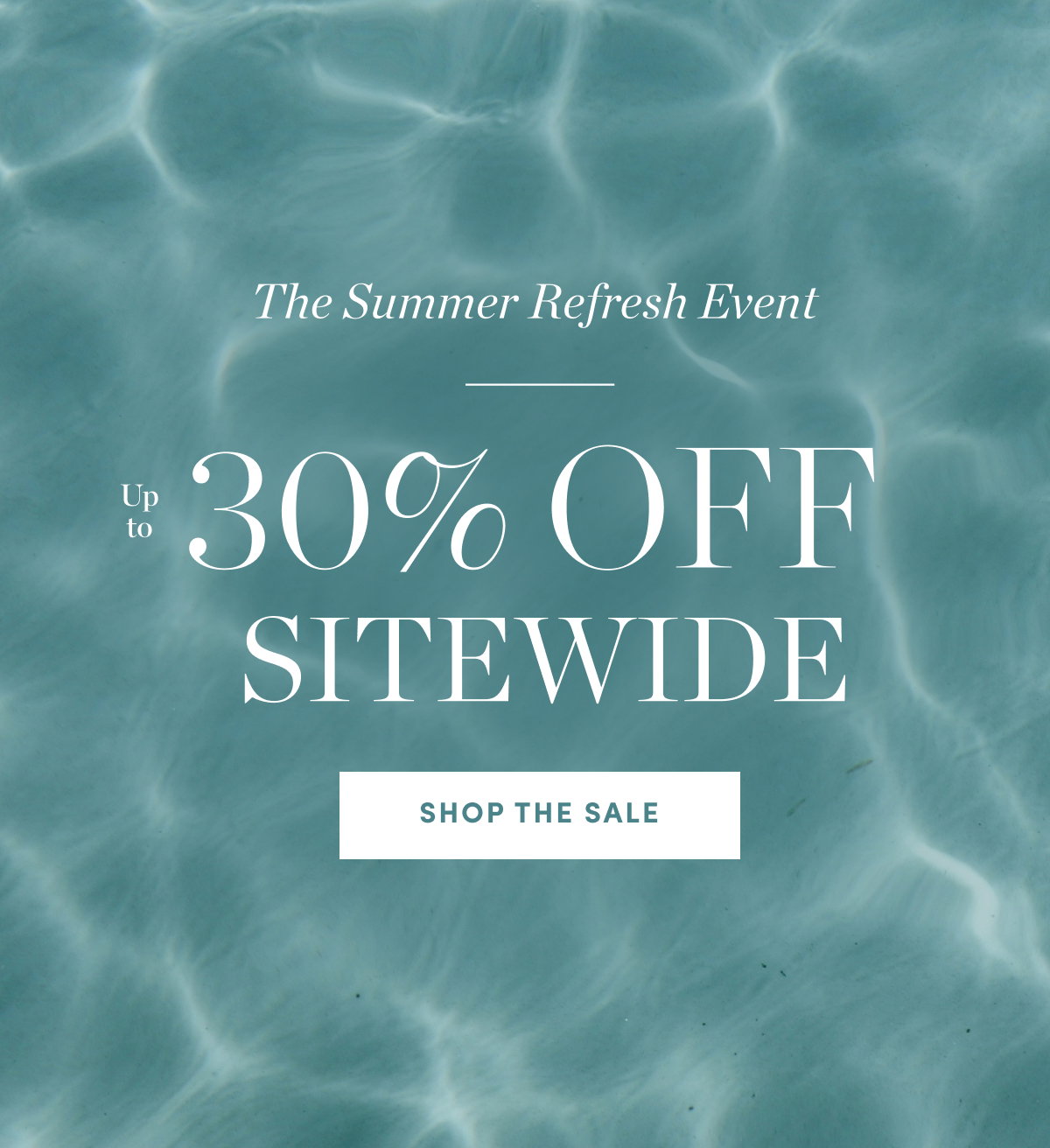 Up to 30% Off Sitewide