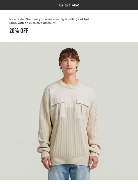 Almost Gone | Get 20% Off