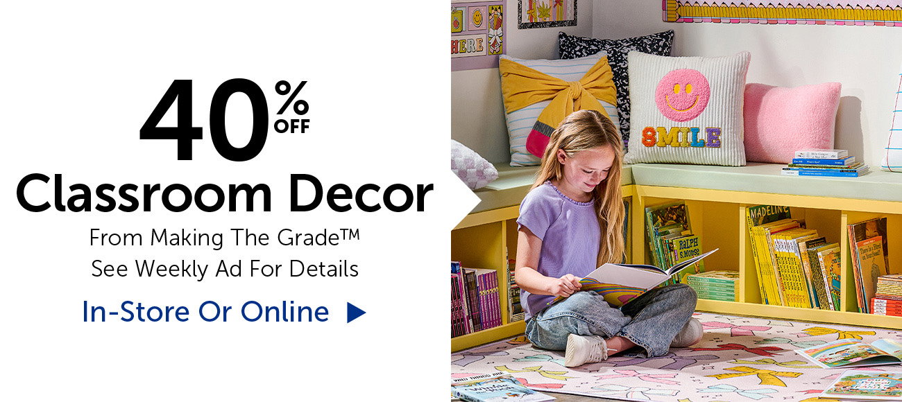40% Off Classroom Decor - From Making The Grade™