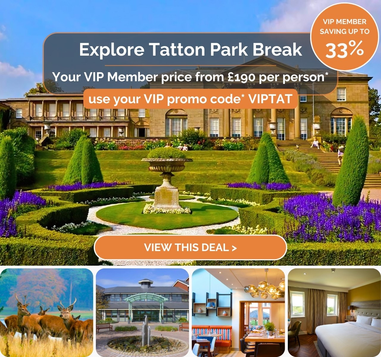 Explore Tatton Park Break - Wychwood Park Hotel & Golf Club