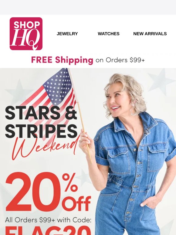 🇺🇸 Stars & Stripes Weekend + COUPON!