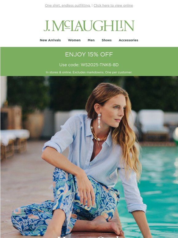 One shirt, endless outfitting.