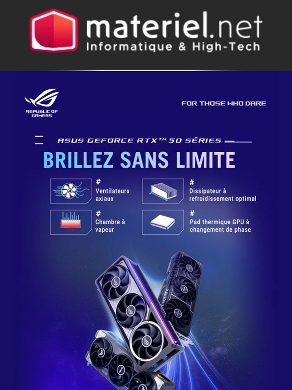 Avec Asus, brillez sans limite !