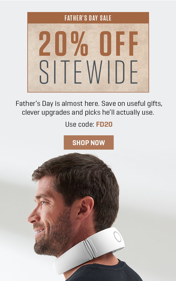 Get 20% off with code FD20 in our Father's Day Sale