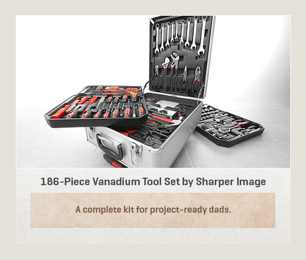 186-Piece Vanadium Tool Set by Sharper Image