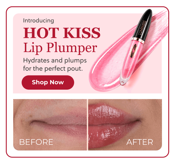 INTRODUCING HOT KISS LIP PLUMPER: Hydrates and plumps for the perfect pout!
