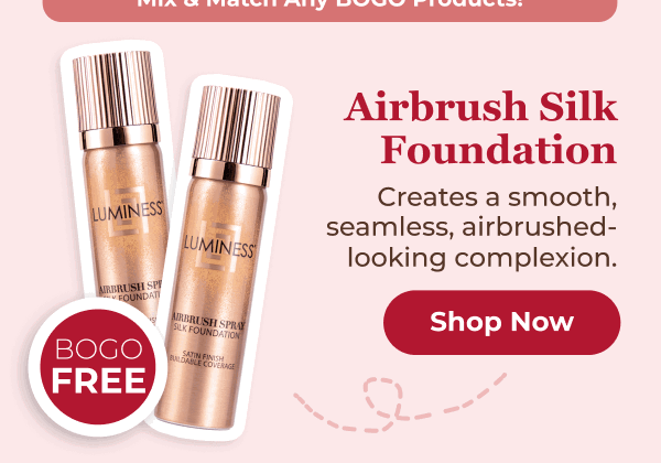 AIRBRUSH SILK FOUNDATION: CREATES A SMOOTH, SEAMLESS, AIRBRUSHED-LOOKING COMPLEXION.