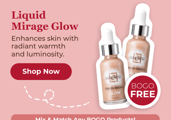LIQUID MIRAGE GLOW: Enhances skin with radiant warmth and luminosity.