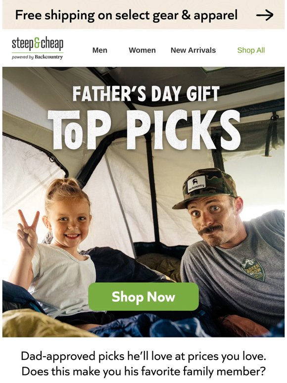 🎁 Dad-approved gifts, deal prices