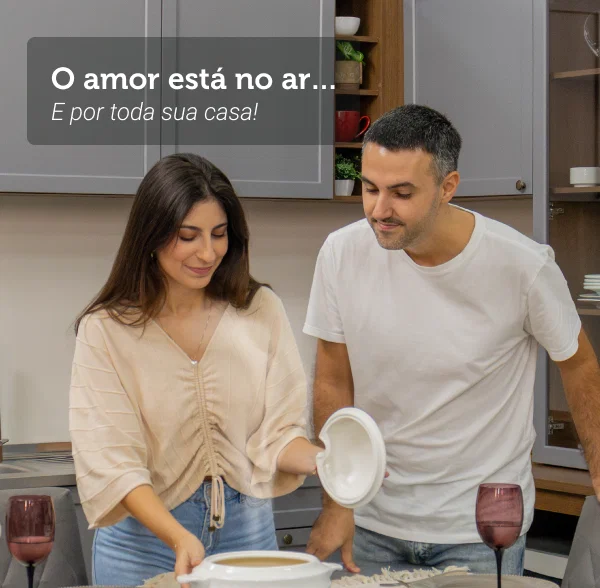 O amor está no ar… E por toda sua casa!
