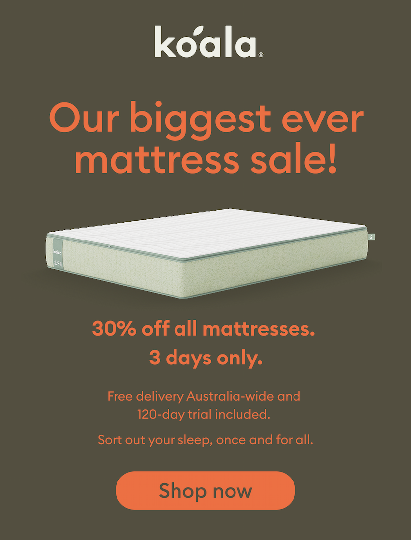 Our biggest mattress sale ever! 30% off mattresses for 3 days only. Don't miss out!