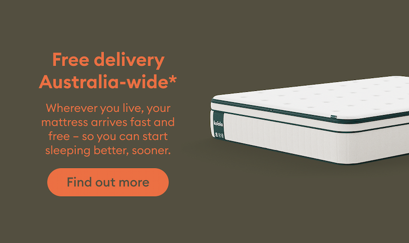 Free mattress delivery Australia wide! Start sleeping better, sooner!