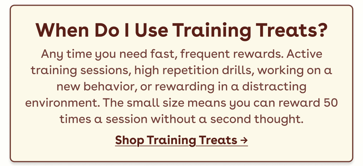 Shop training treats 
