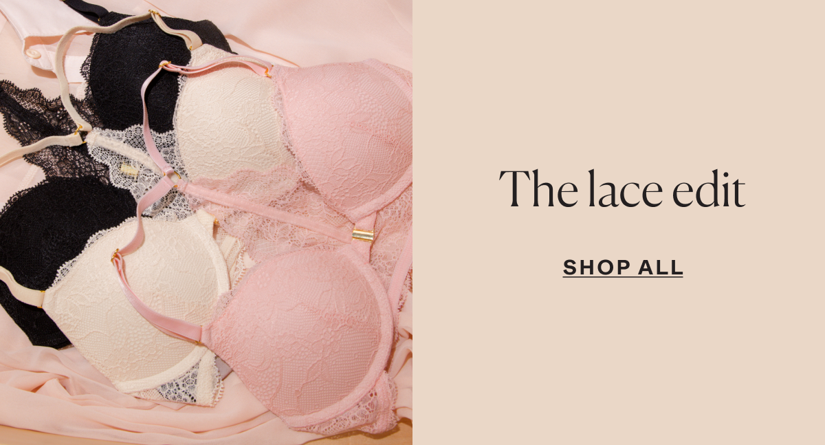 Effortless lace: teddies and undies that are cute and comfy.