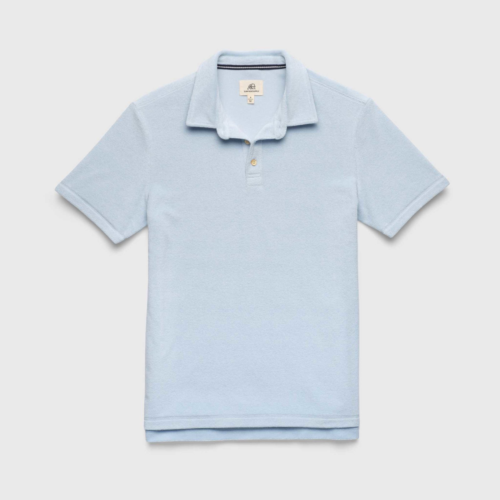 Image of Ryan Saltwater Terry Polo - Skyway Blue