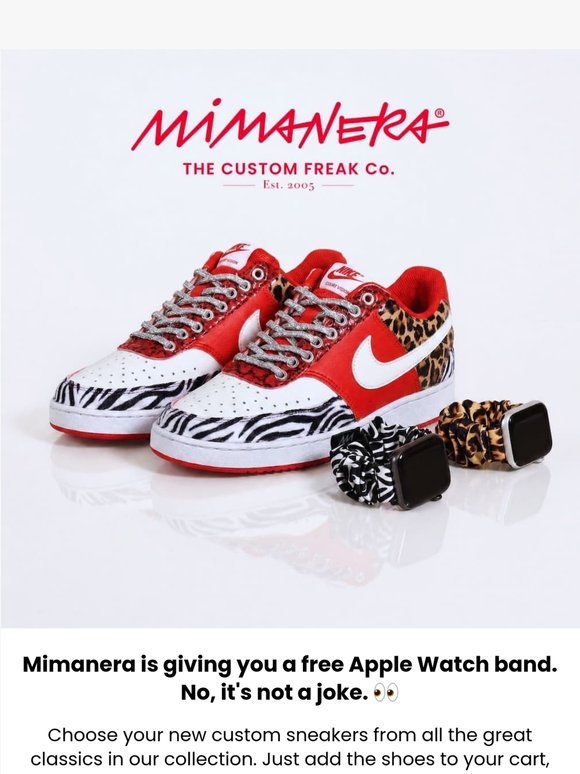 A free Apple Watch band? Not a joke! 👀