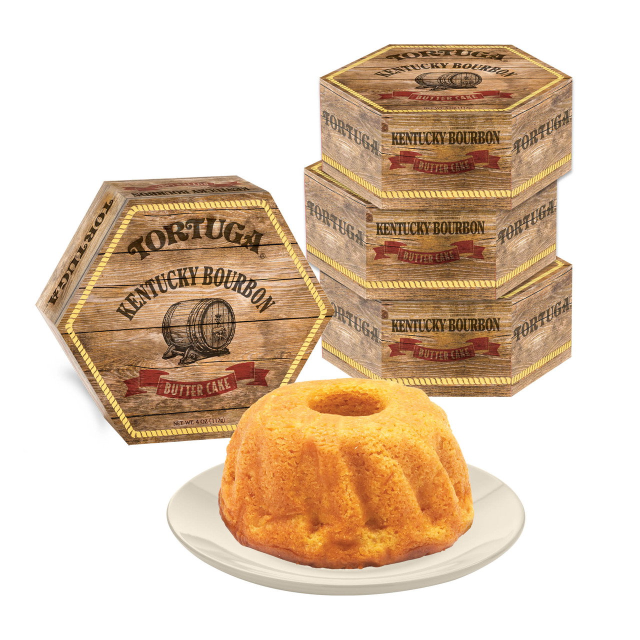 Image of Kentucky Bourbon Butter Cake 4-pack (4oz)