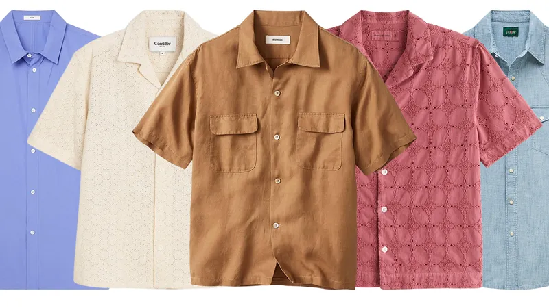 Image may contain: Clothing, Shirt, Home Decor, Linen, Sleeve, and Khaki
