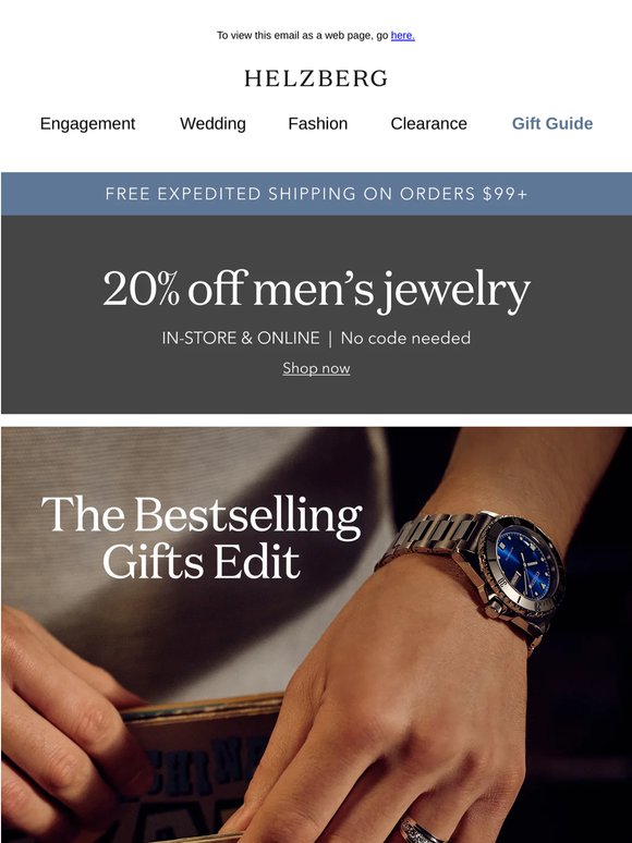 20% off bestsellers for dad