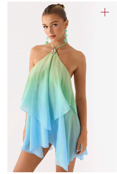 Twin Flame Mini Dress — Ombre