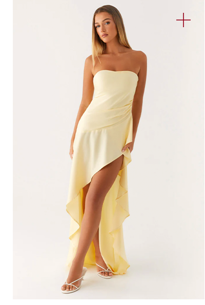 Bodie Maxi Dress — Yellow