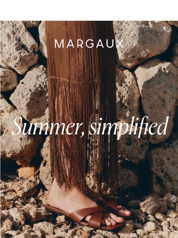 A sandal that goes with everything