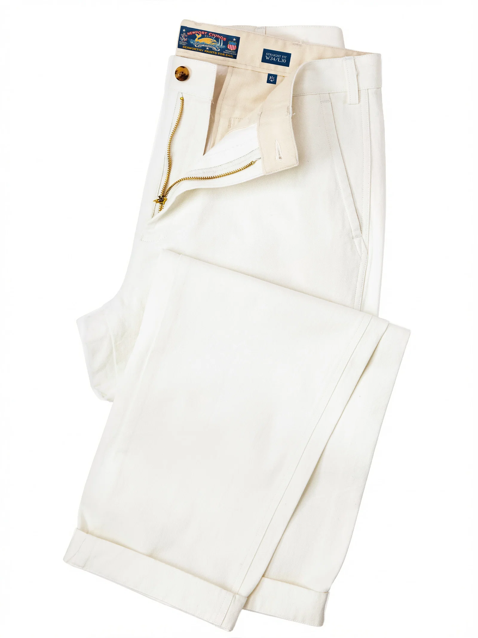 Image of Newport Chino Pants in White