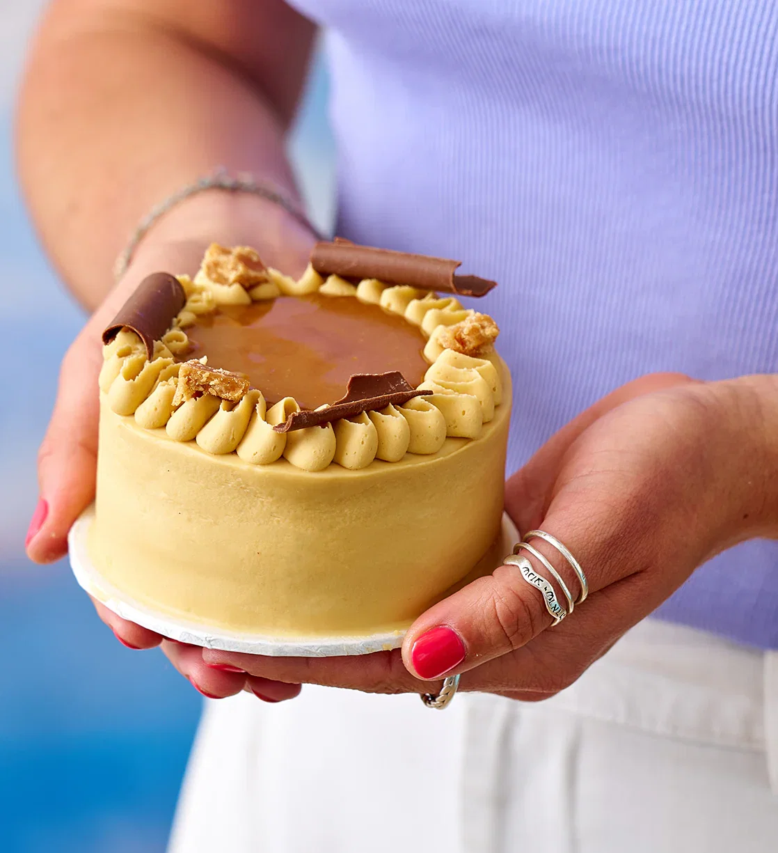 Image of Miso, Caramel and Chocolate Bento Cake