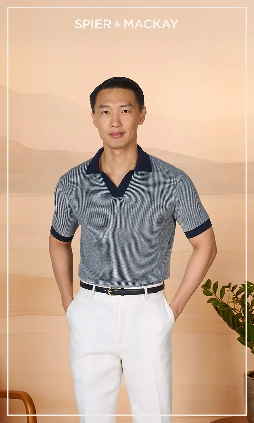 =The Birdseye Knit Polo