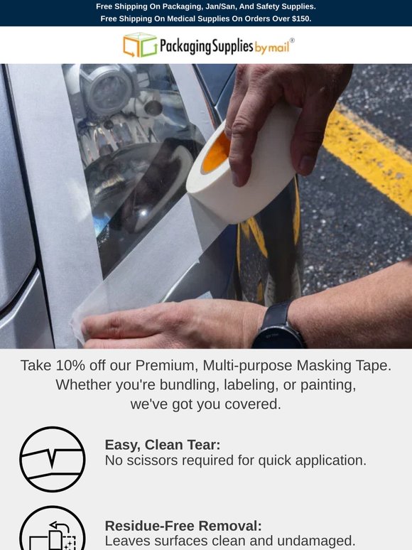 Stick to the Savings: 10% Off All Masking Tape!