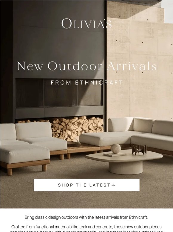 New In: Ethnicraft Outdoor Furniture