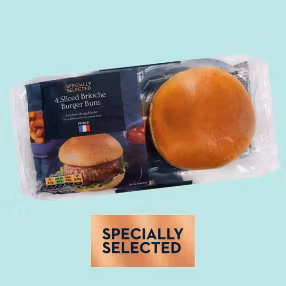 Sliced Brioche Burger Buns Product Image