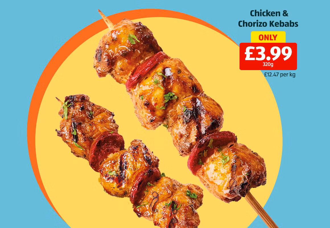 Chicken & Chorizo Kebabs Product Image