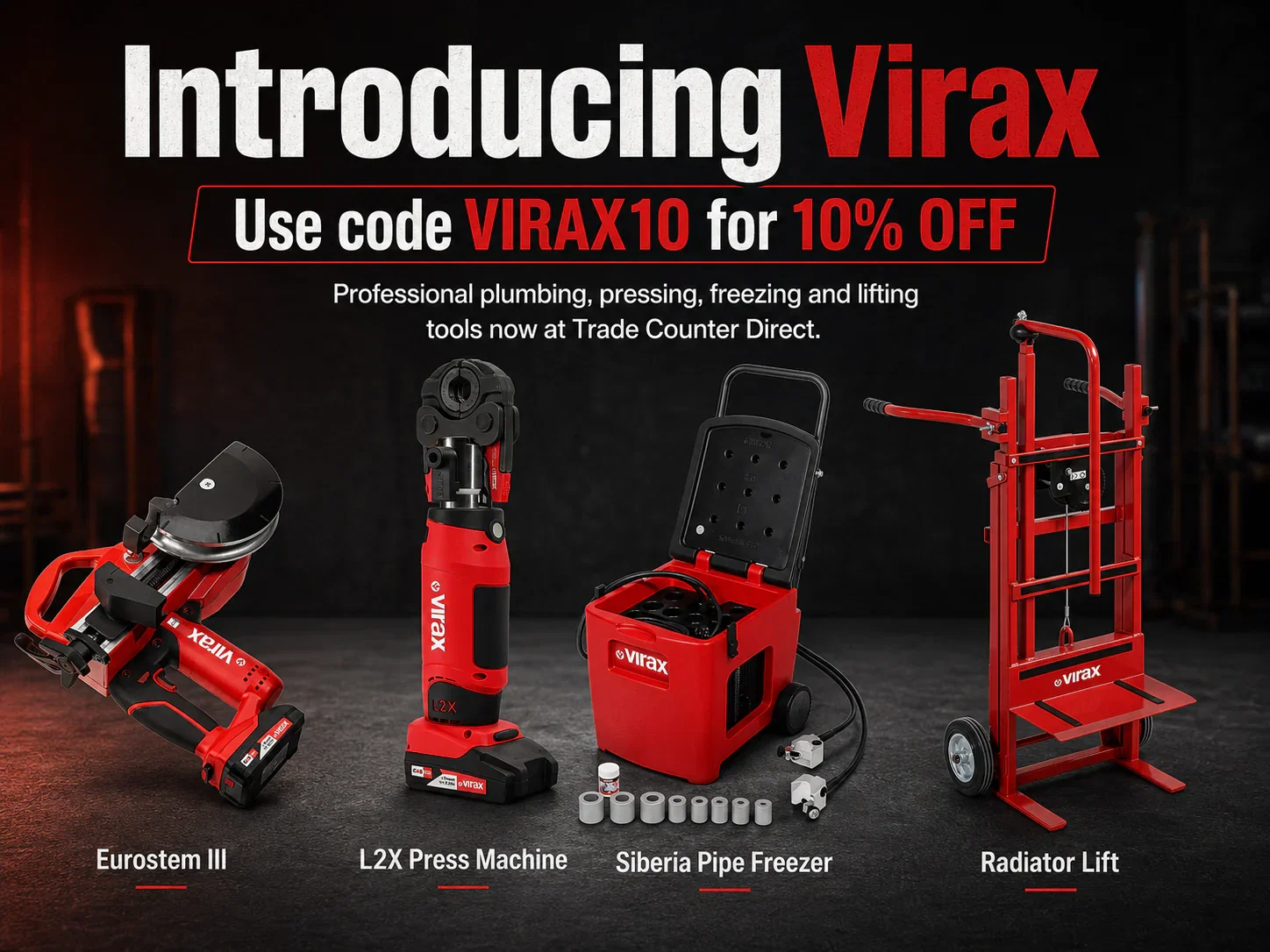 Introducing Virax at Trade Counter Direct - 10% off with code VIRAX10