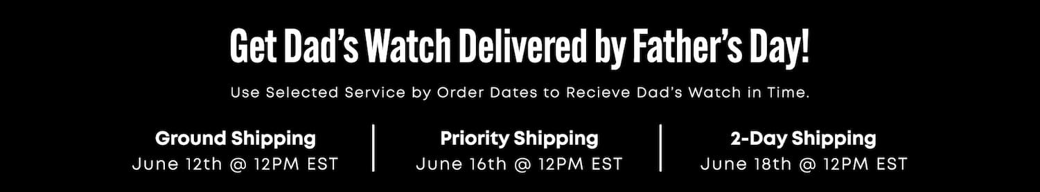 Father's Day Delivery Dates