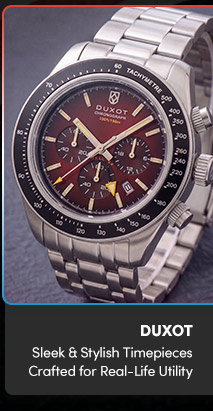 DX-2072-33  DUXOT | Sleek & Stylish Timepieces Crafted for Real-Life Utility