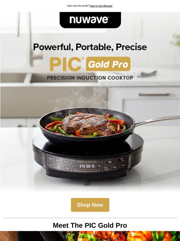 Strike Gold In Your Kitchen With This Cooktop