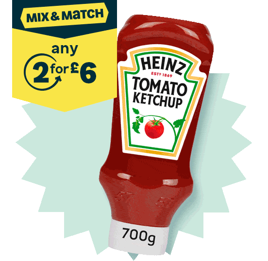 Sauces now on offer - Perinaise on Rollback for £3, and Heinz Ketchup Mix & Match any 2 for £6