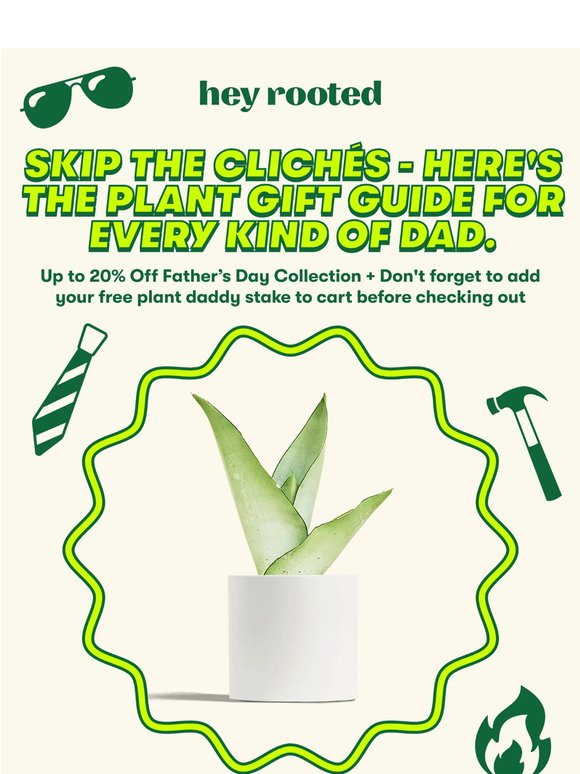 Skip the golf balls - get dad a plant instead 🏌️🪴