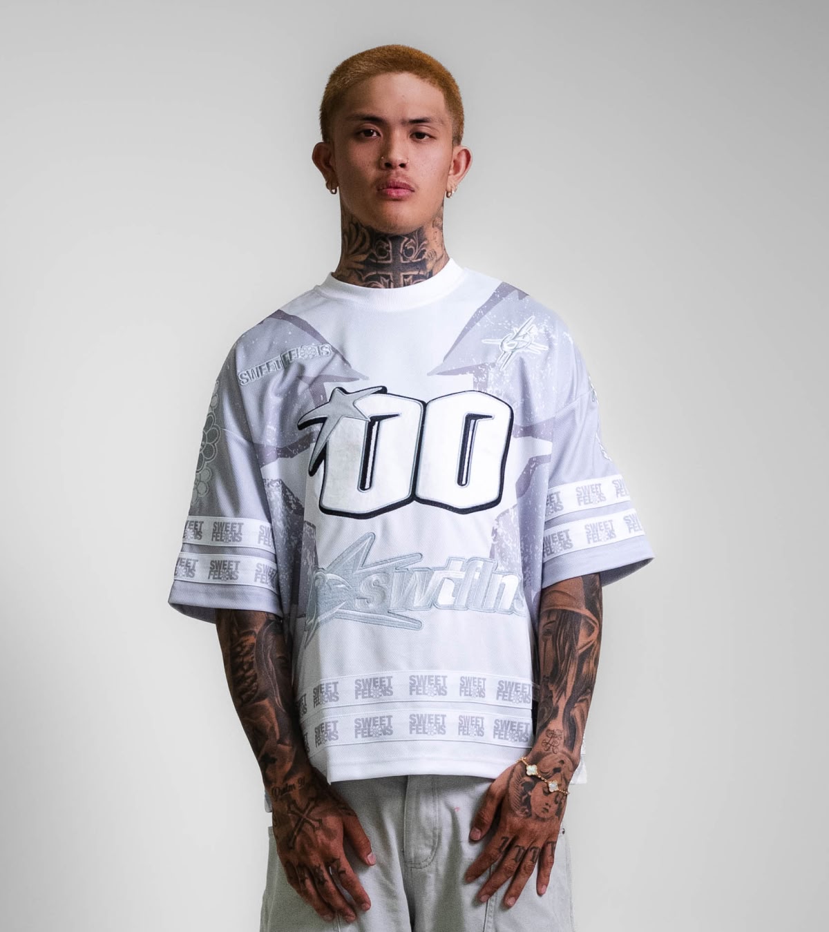 Shop Sweet Felons for jerseys in black and white