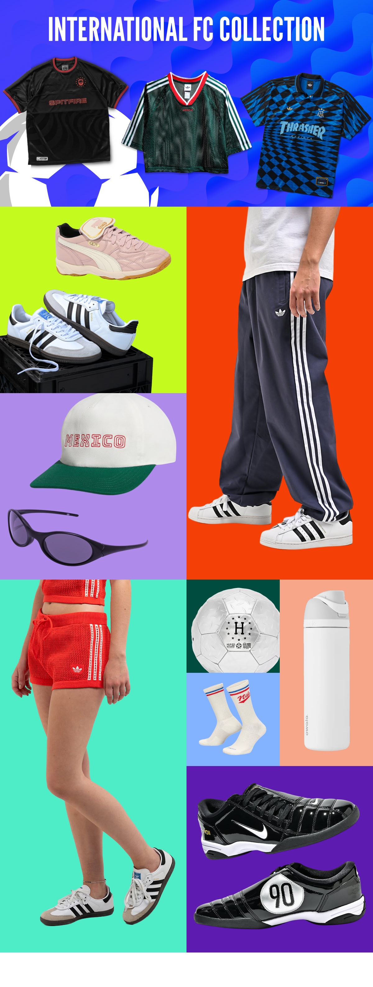 Shop the FC Collection, featuring jerseys, sneakers, hats, shades and more