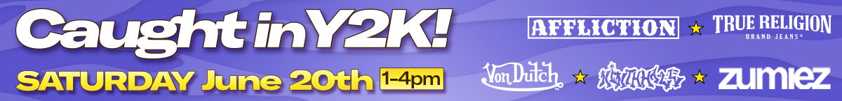 Join us for a Y2K-themed party on June 20th! Win prizes, play games, and get your McBling on!